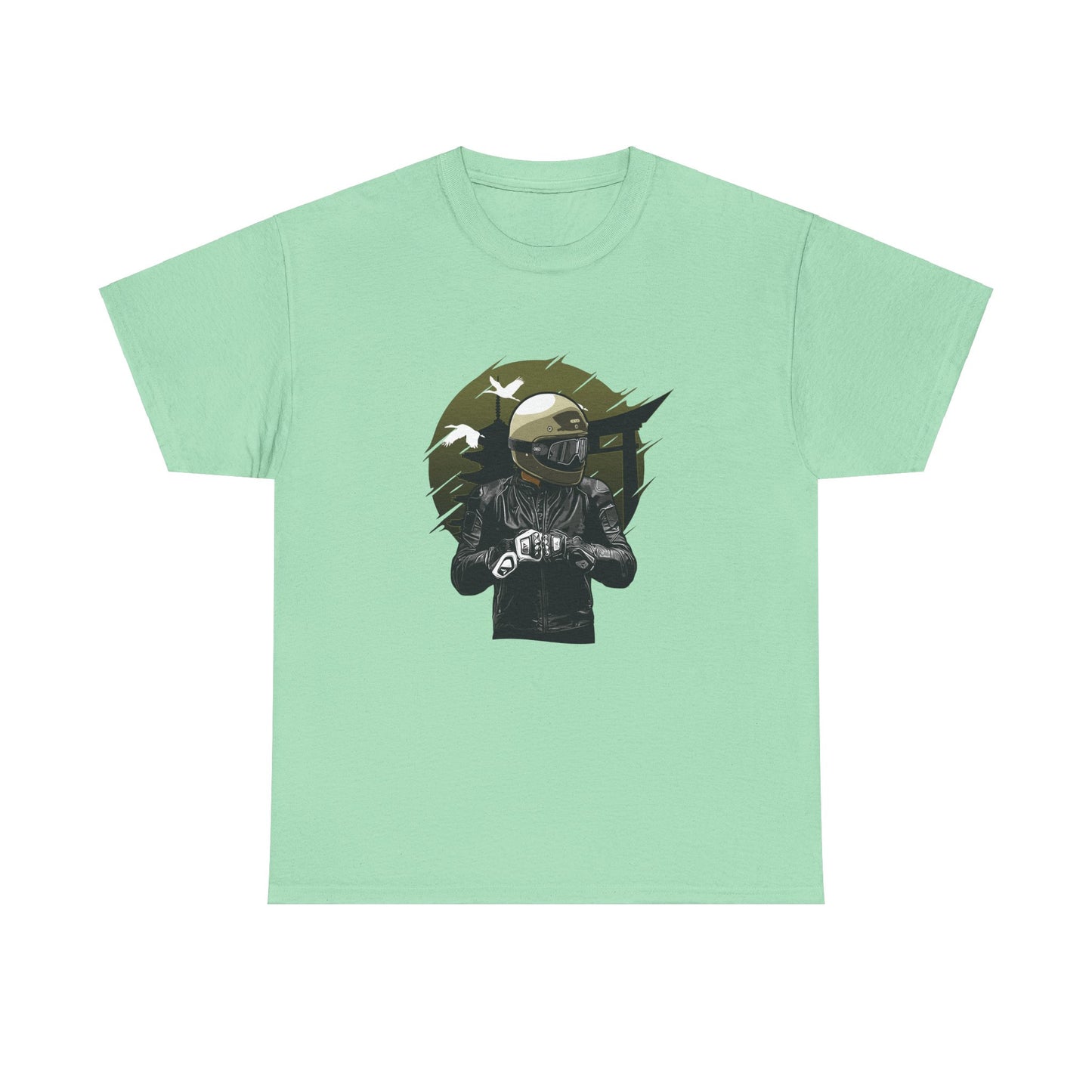 The Pagoda X Biker Unisex Heavy Cotton Tee