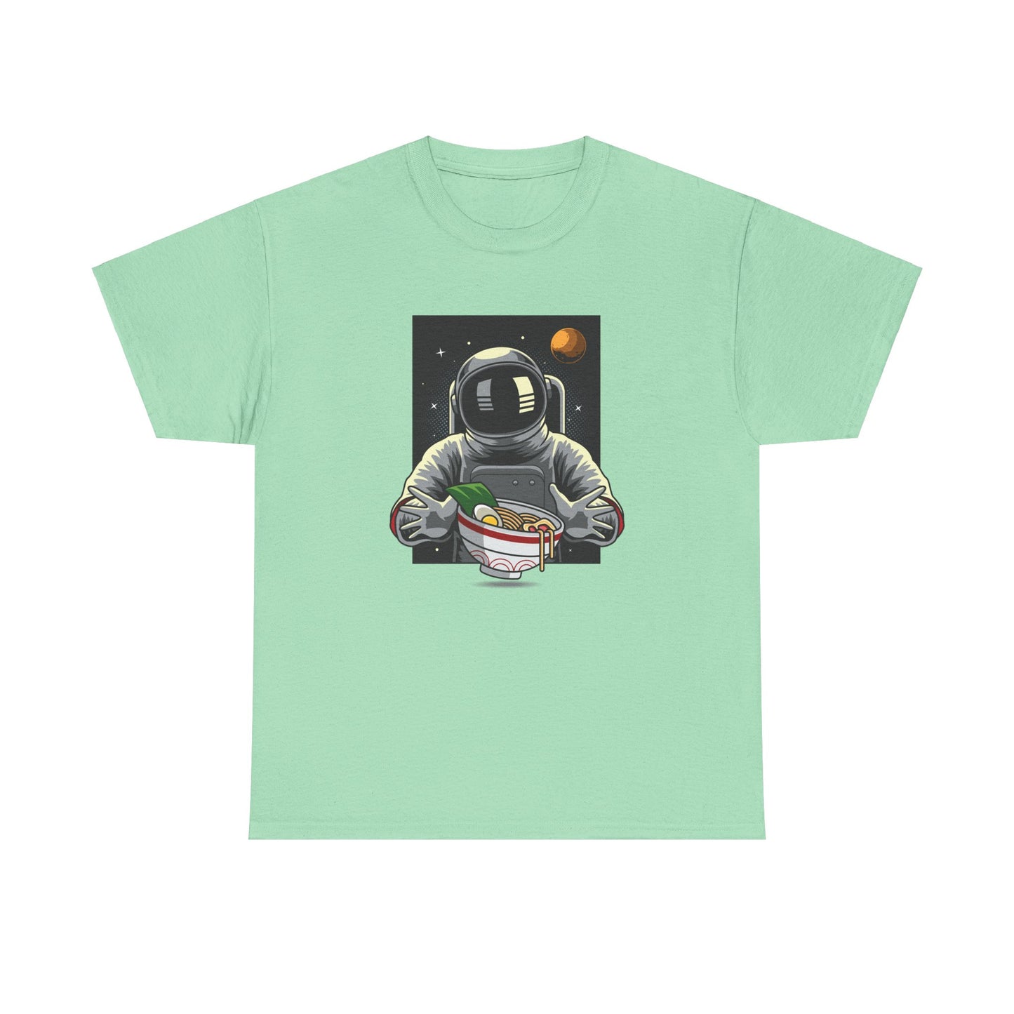 Astronaut X Ramen in Space Unisex Heavy Cotton Tee