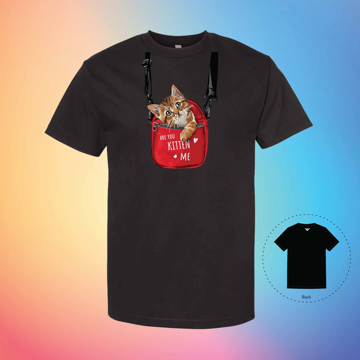 BABY CARRIER | Meow T-Shirt (Black)