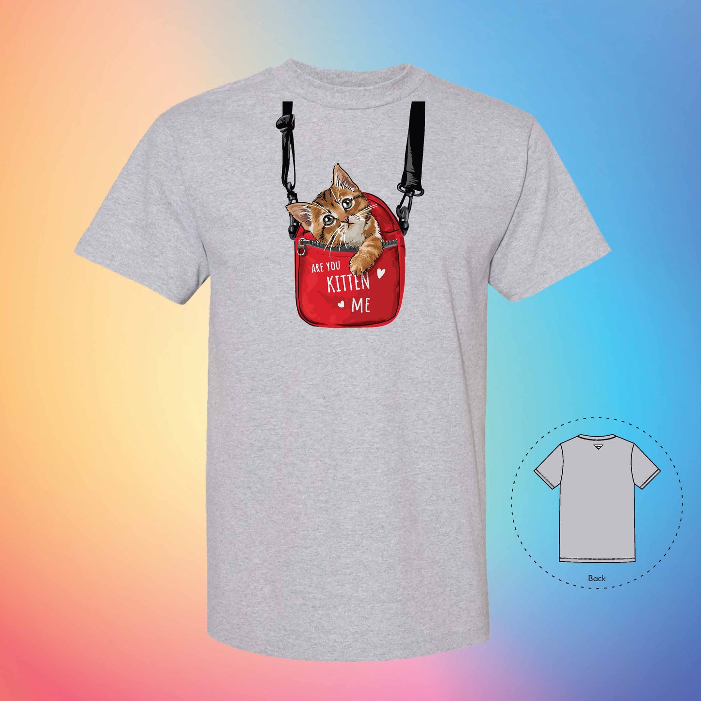 BABY CARRIER | Meow T-Shirt (Grey)