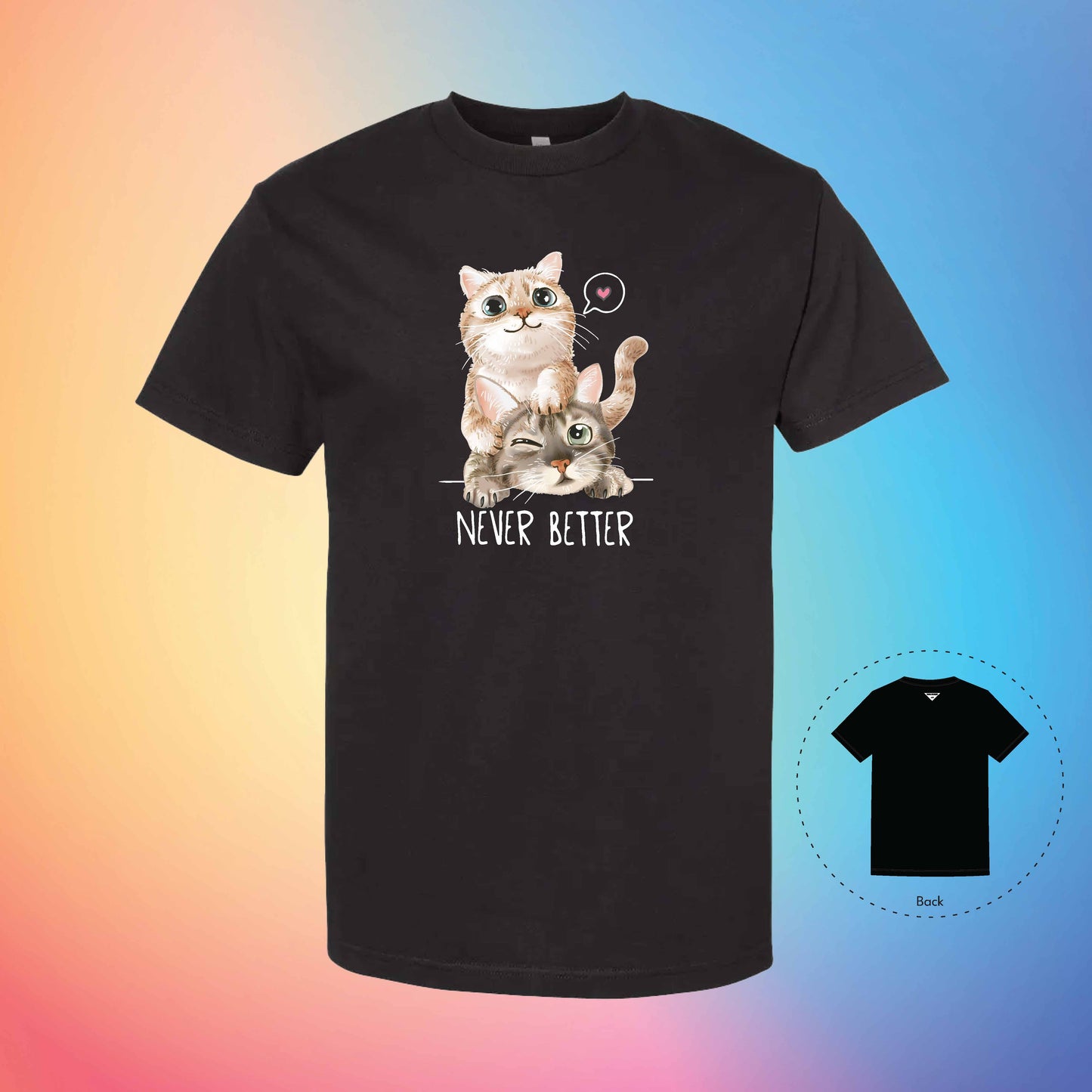 RELATIONSHIP GOAL | Meow T-Shirt (Black)