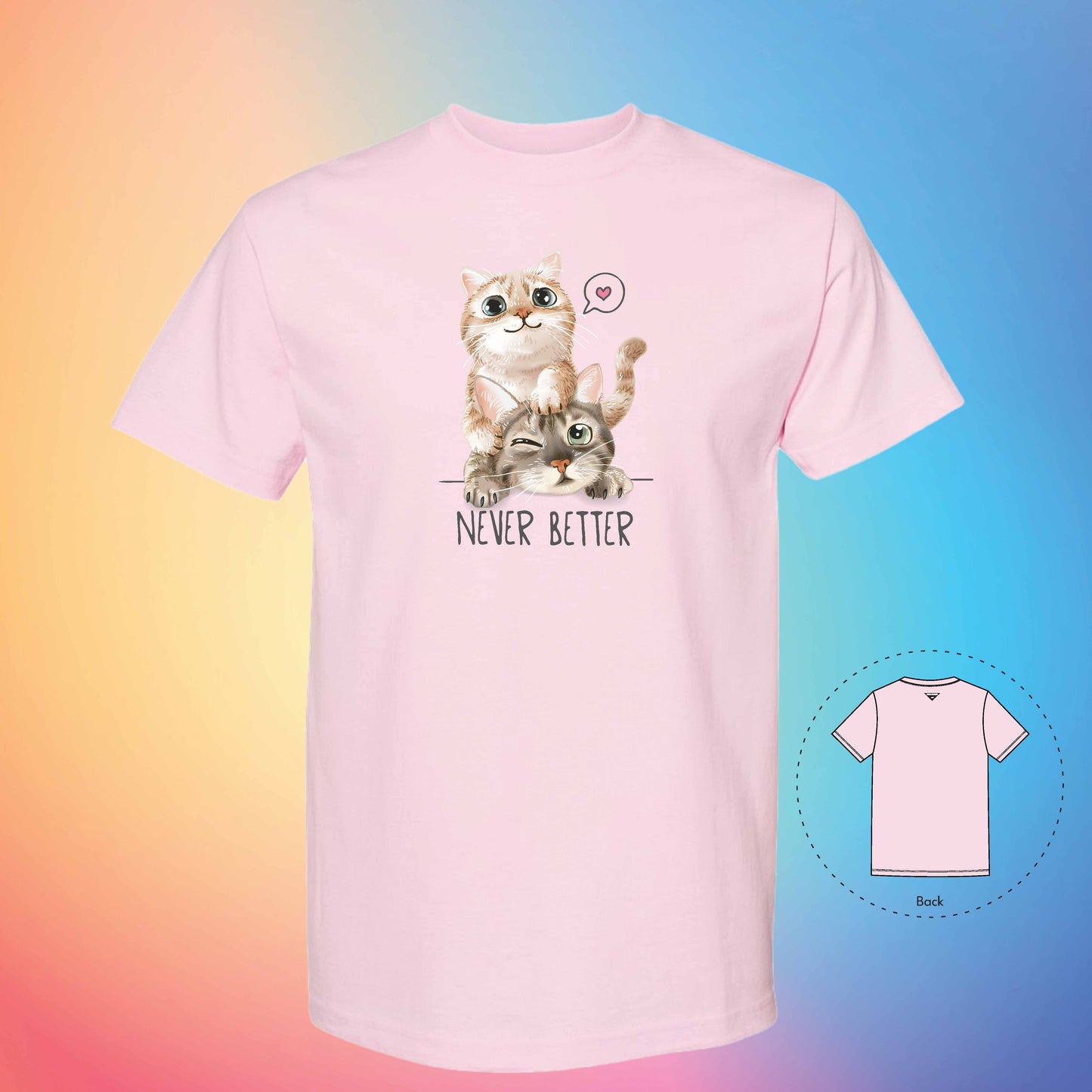 RELATIONSHIP GOAL | Meow T-Shirt (Pink)