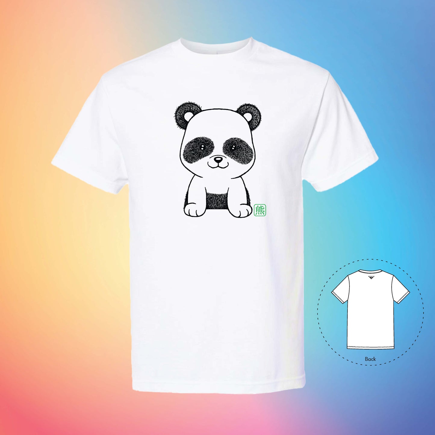 熊 THE PANDA | Exotic T-Shirt (White)