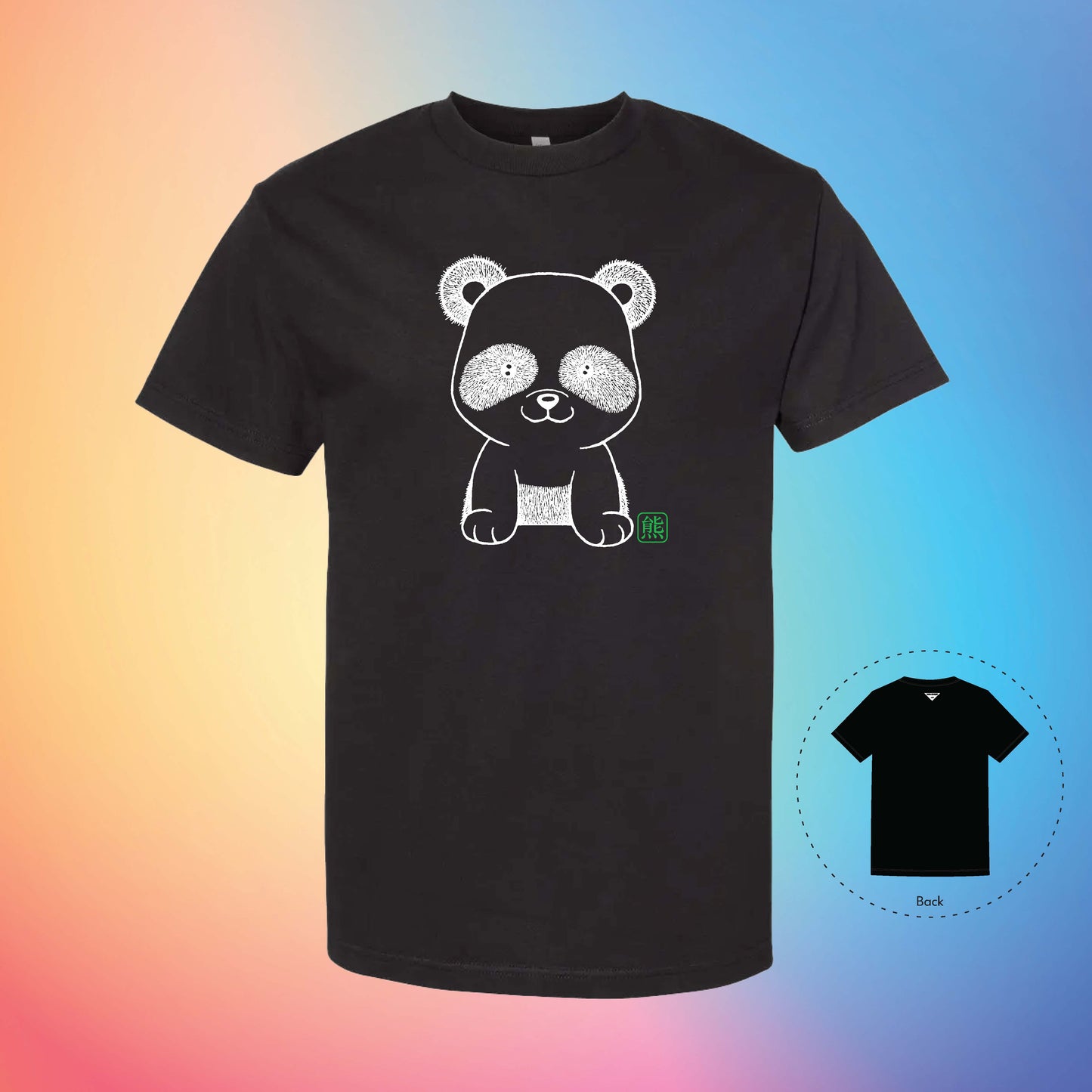 熊 THE PANDA | Exotic T-Shirt (Black)