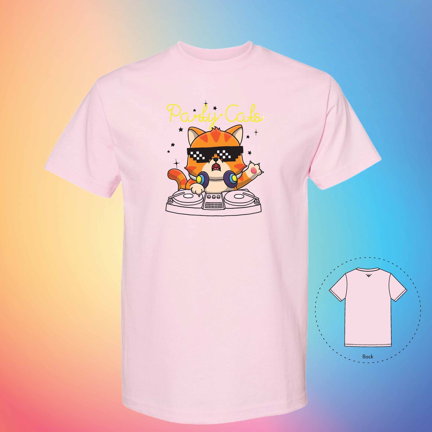 THE PARTY CAT | Exotic T-Shirt (Pink)