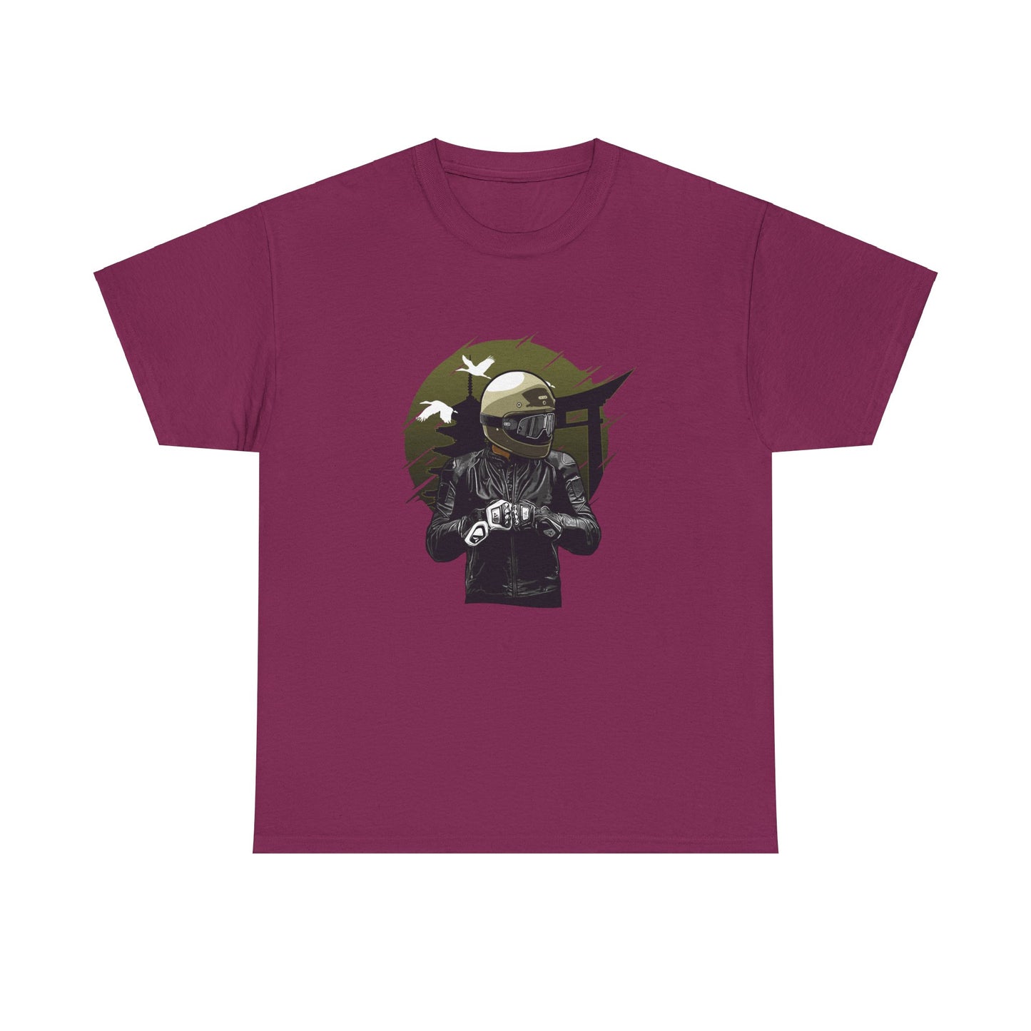 The Pagoda X Biker Unisex Heavy Cotton Tee