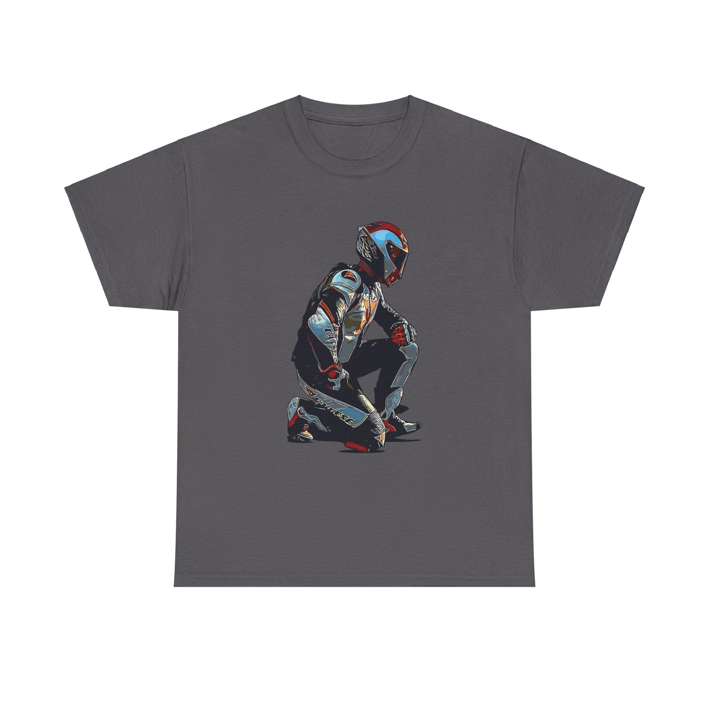 Moto Rider Y Unisex Heavy Cotton Tee