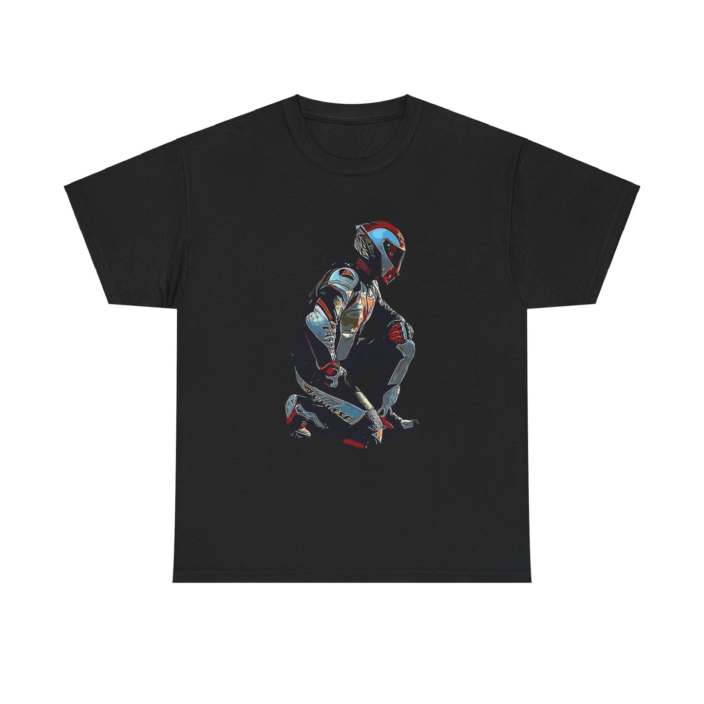 Moto Rider Y Unisex Heavy Cotton Tee