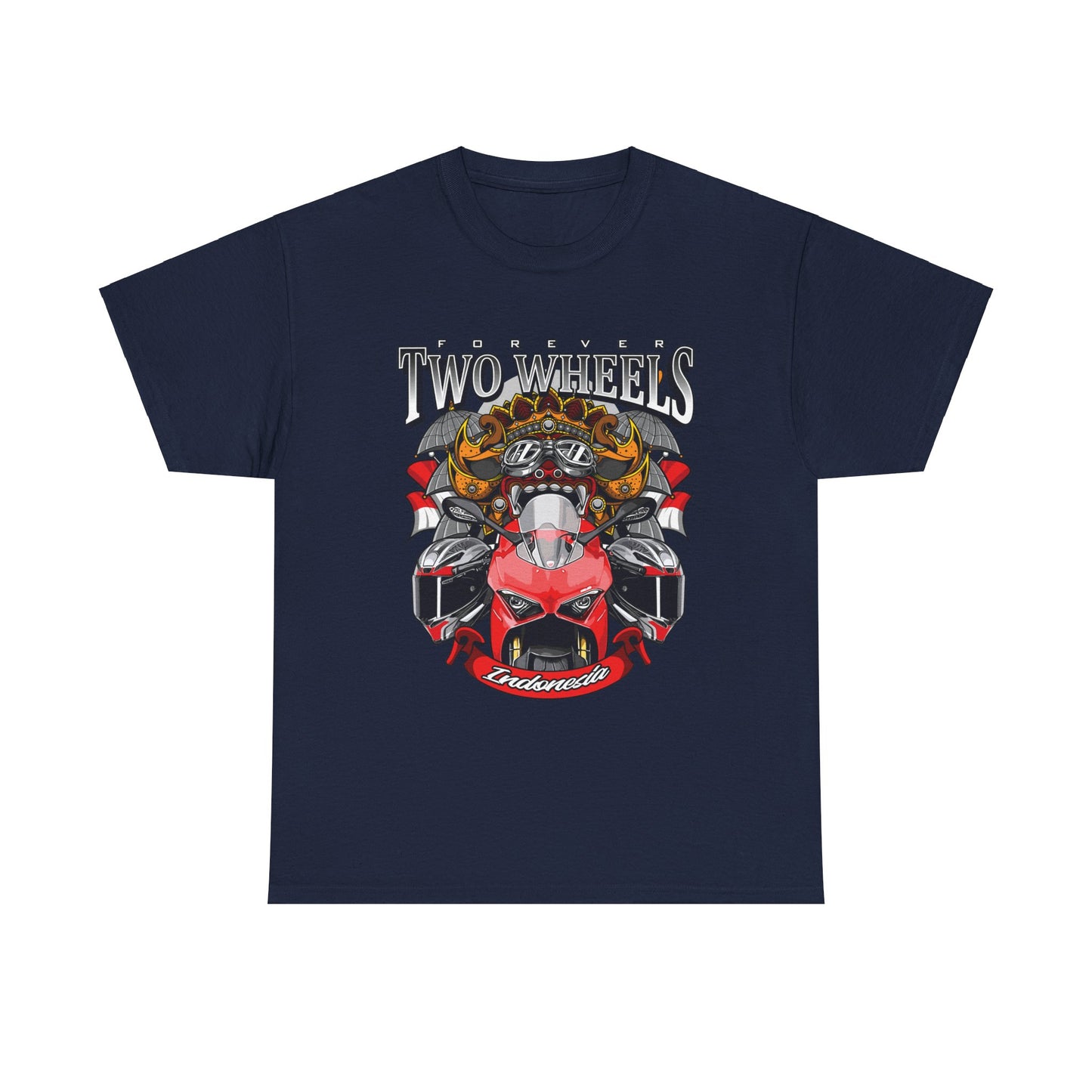 Forever 2 Wheels Indonesia Unisex Heavy Cotton Tee