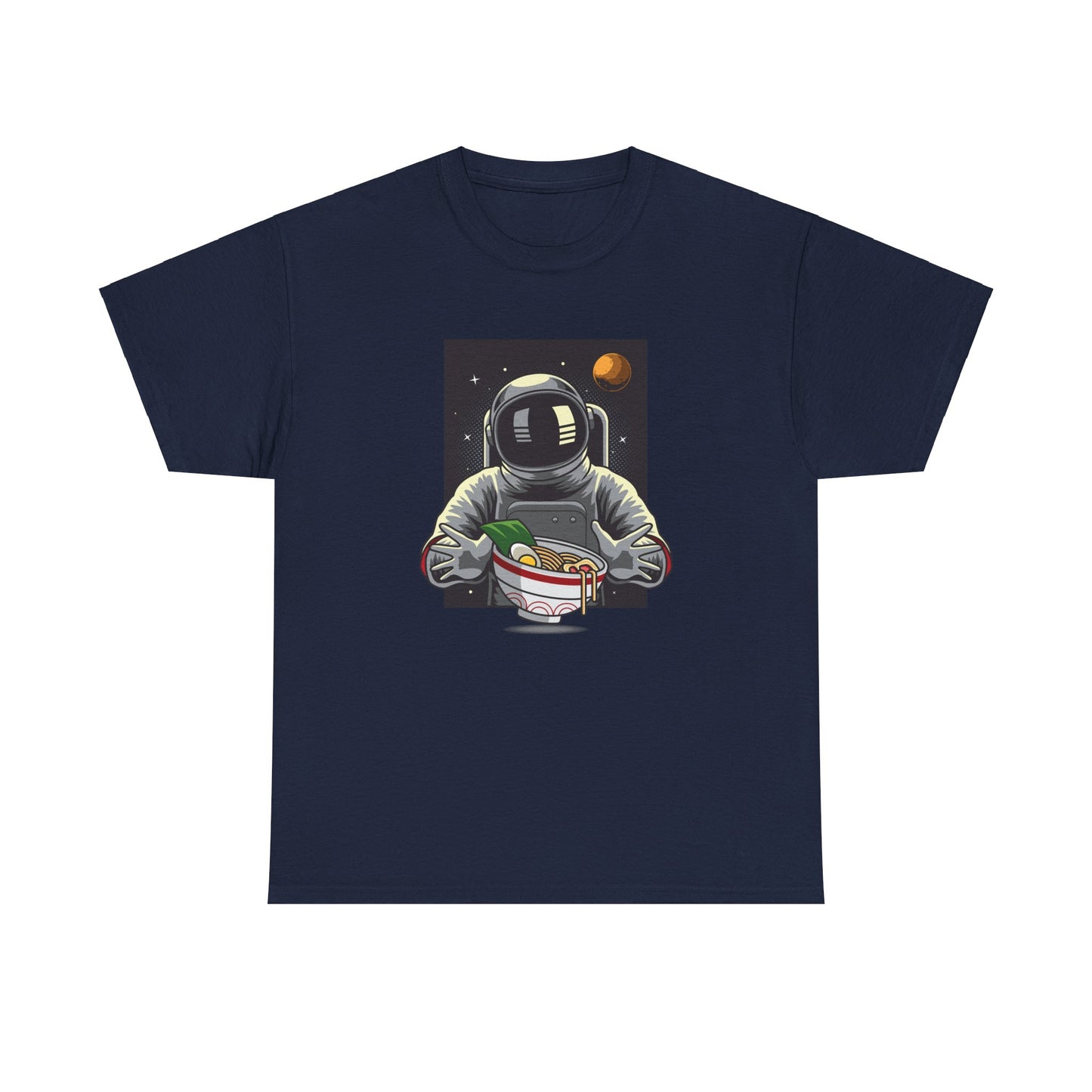 Astronaut X Ramen in Space Unisex Heavy Cotton Tee