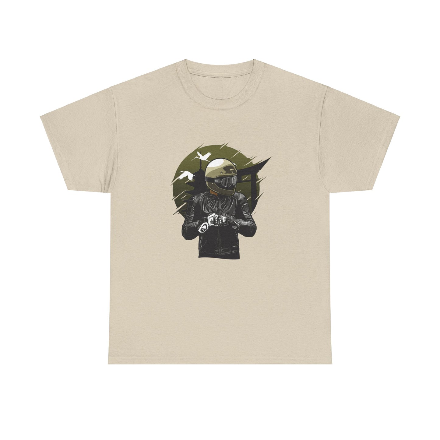 The Pagoda X Biker Unisex Heavy Cotton Tee