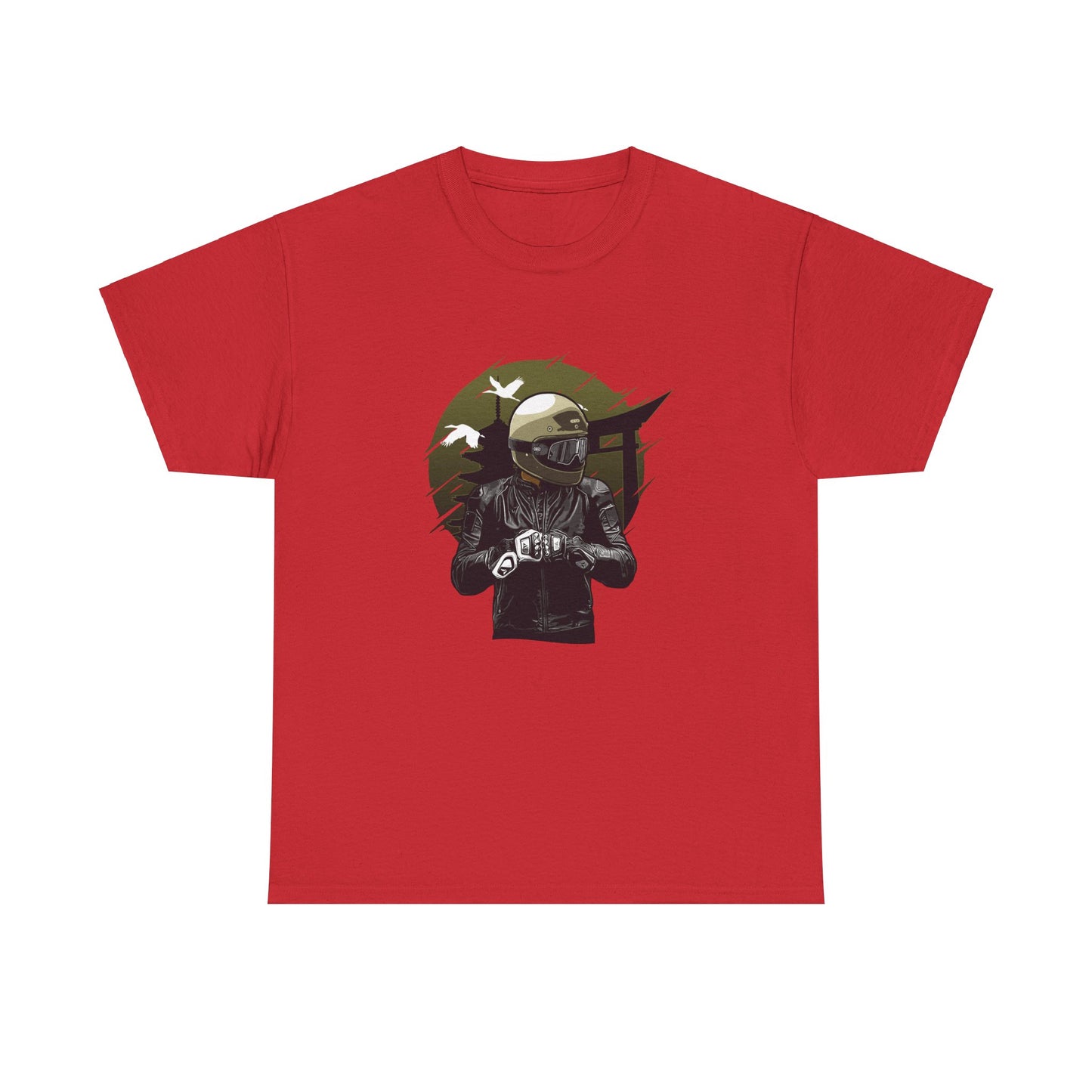 The Pagoda X Biker Unisex Heavy Cotton Tee