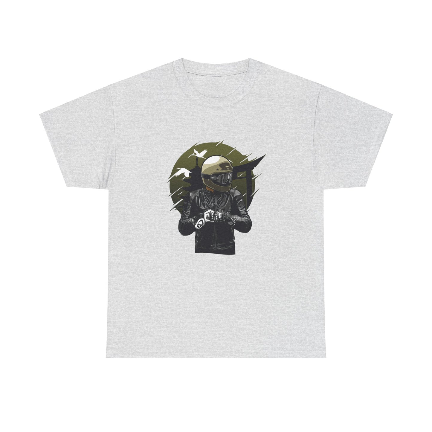 The Pagoda X Biker Unisex Heavy Cotton Tee