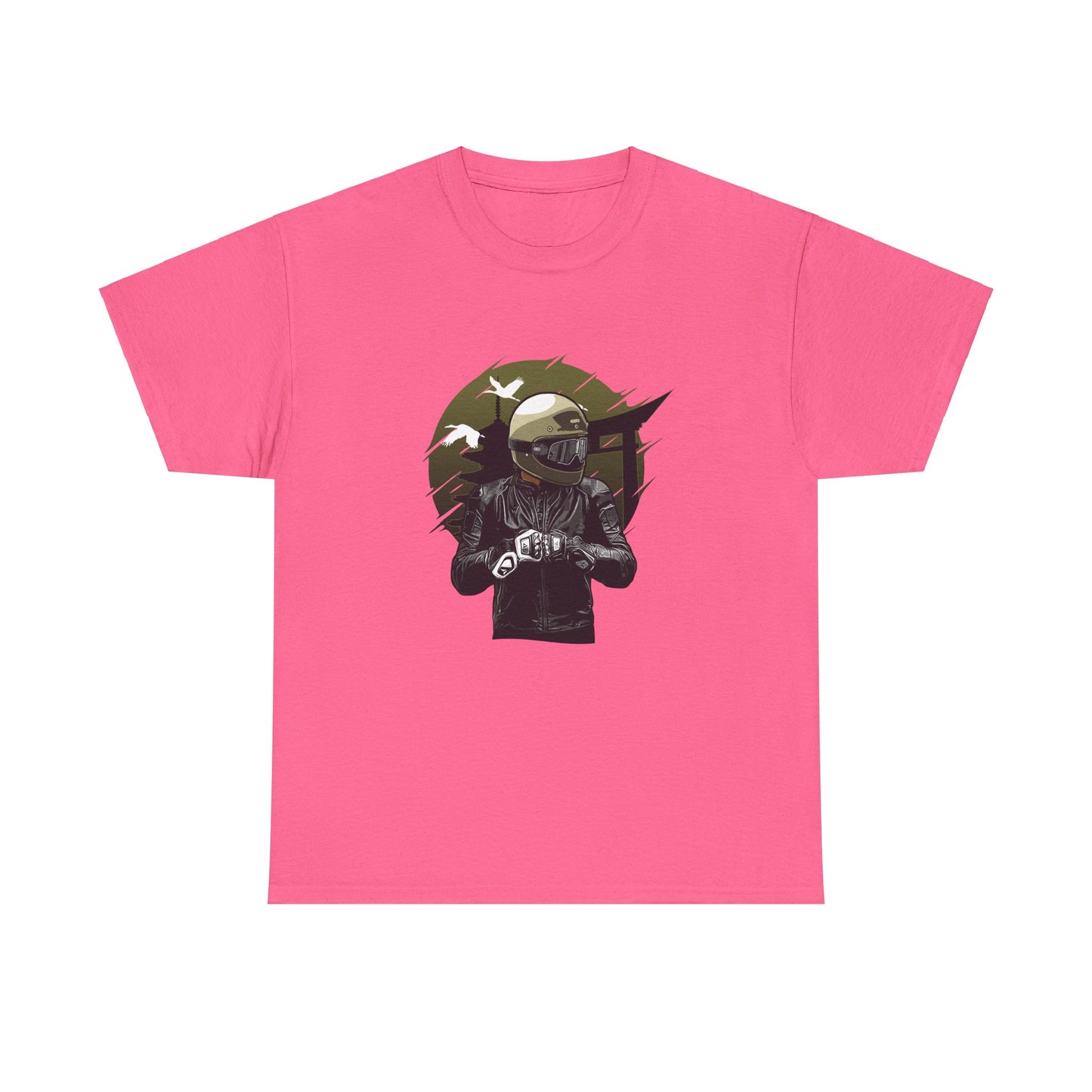 The Pagoda X Biker Unisex Heavy Cotton Tee