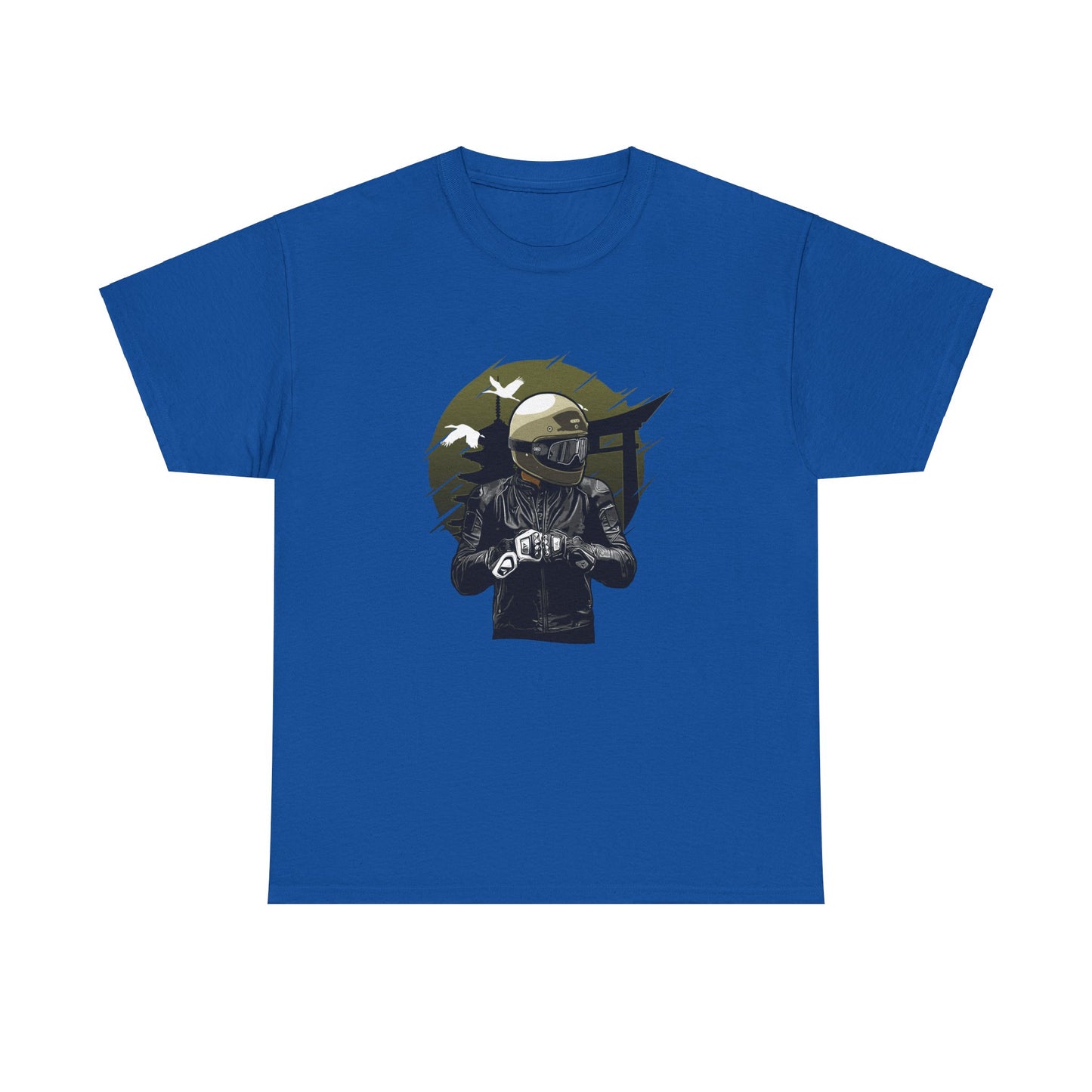 The Pagoda X Biker Unisex Heavy Cotton Tee