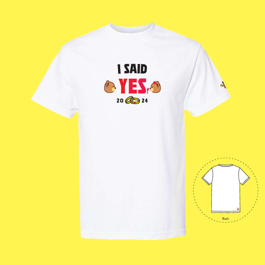 I Said YES! Cupid T-Shirt (White)
