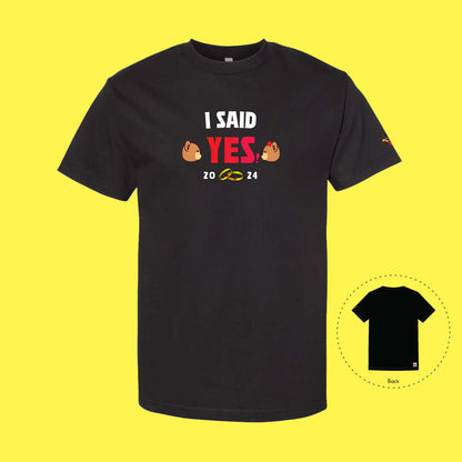 I Said YES! Cupid T-Shirt (Black)