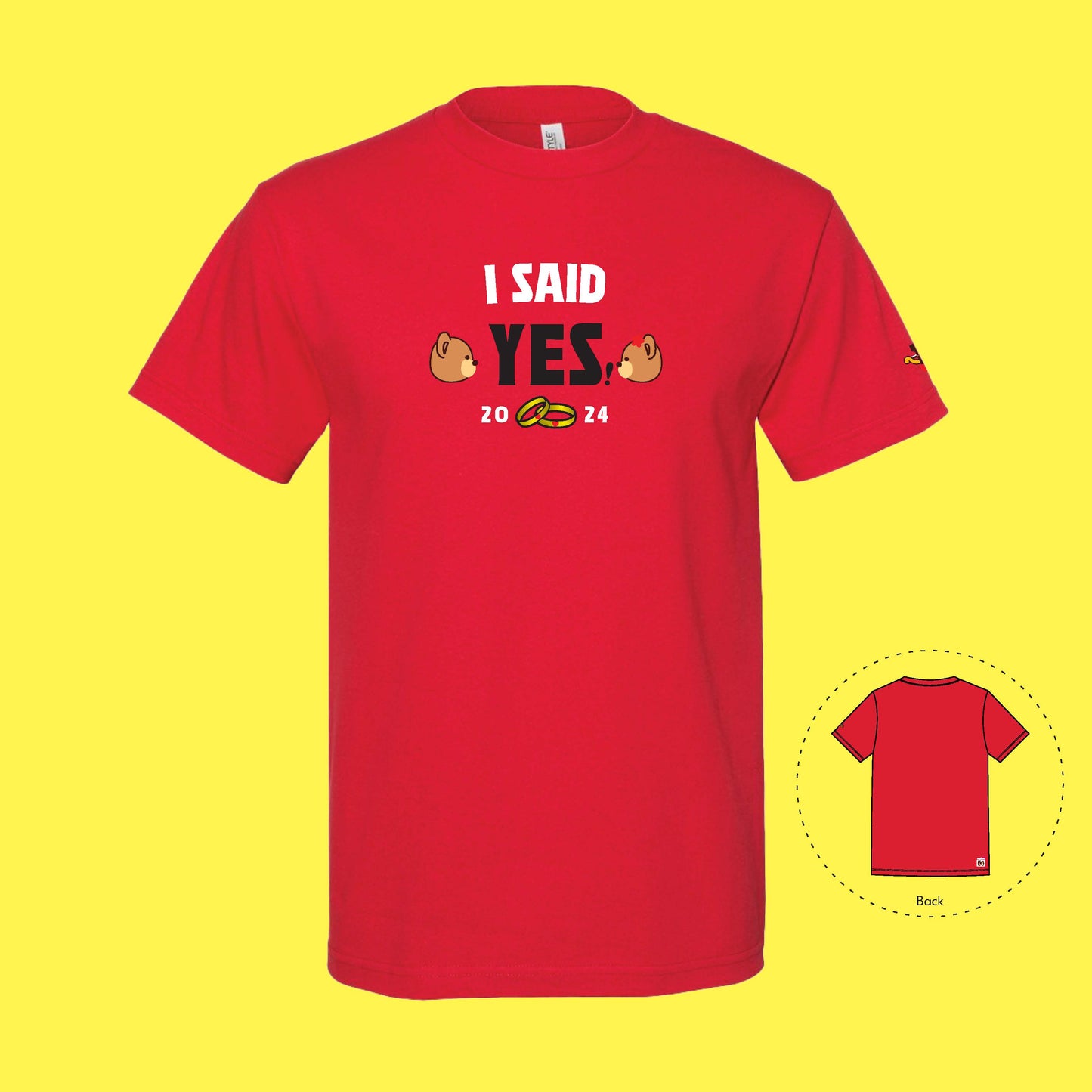 I Said YES! Cupid T-Shirt (Red)