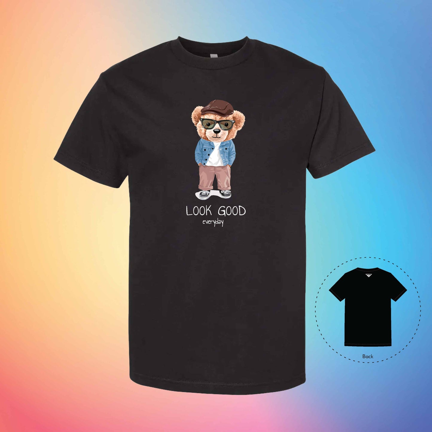 GOOD LOOKING | The Bear T-Shirt (Black)