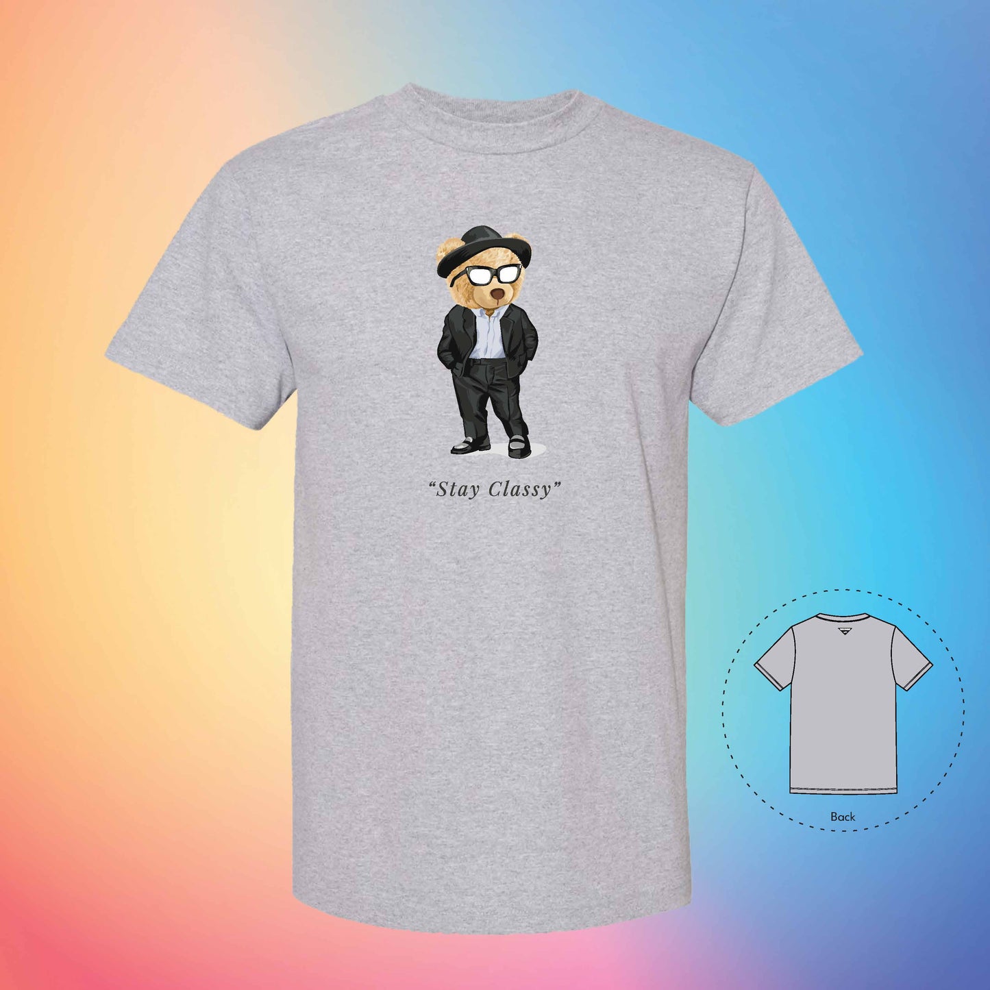 CLASSY | The Bear T-Shirt (Grey)