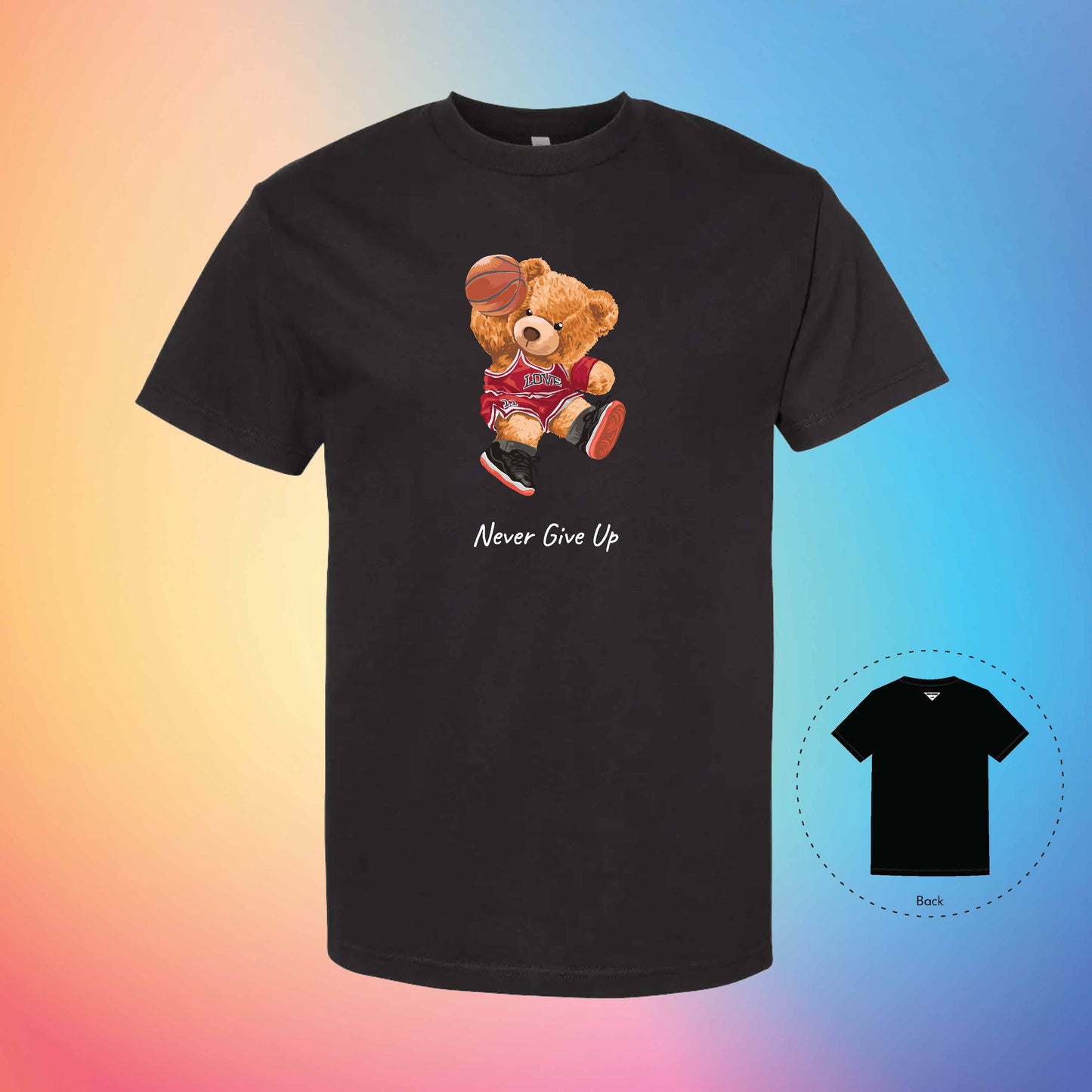 BASKETBALL PLAYER | The Bear T-Shirt (Black)