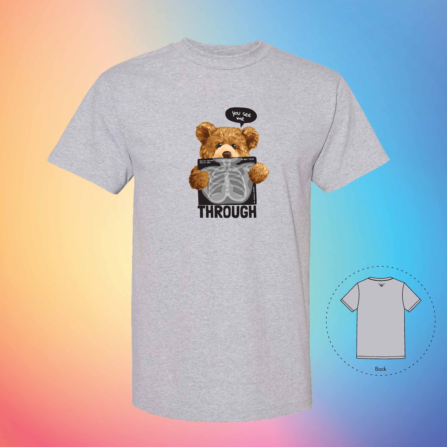 X-Ray | The Bear T-Shirt (Grey)