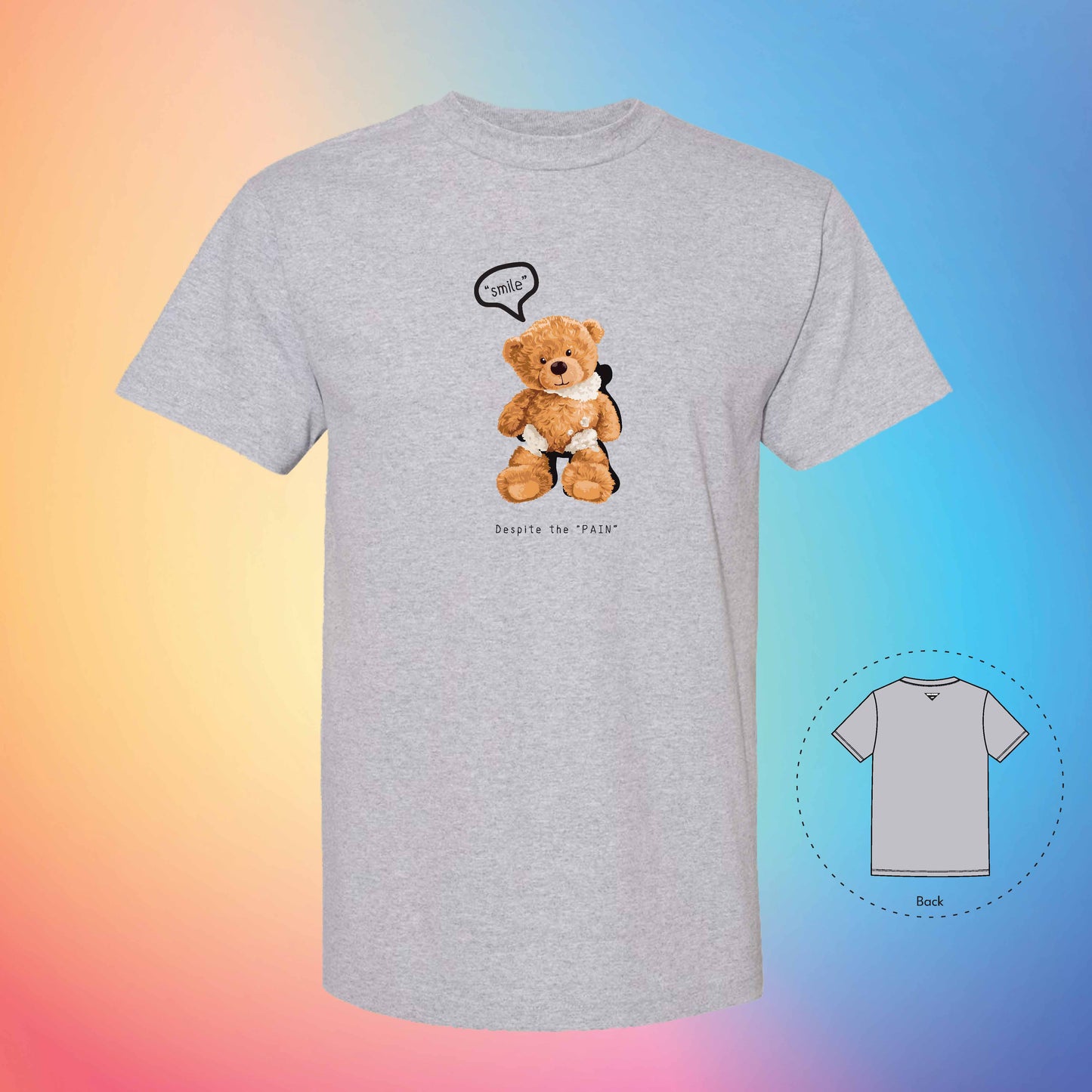 Stronger | The Bear T-Shirt (Grey)