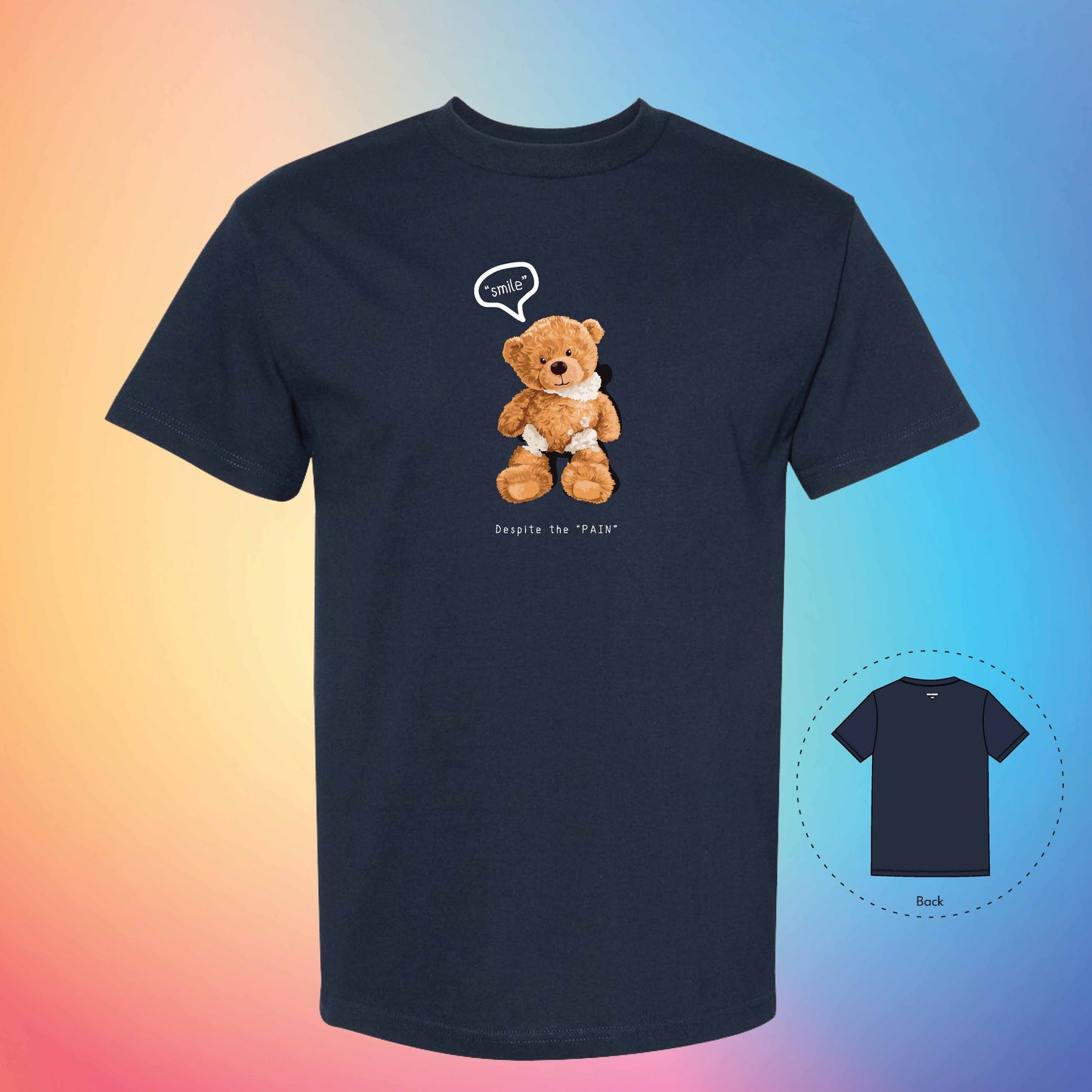 Stronger | The Bear T-Shirt (True Navy)